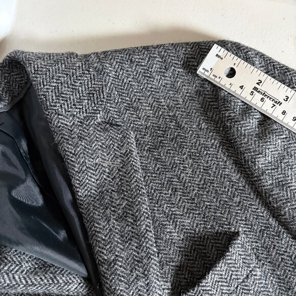 J Crew Ludlow Wool Cotton Herringbone Moon Blazer Sport Coat - Men's Size 38R - Picture 10 of 13